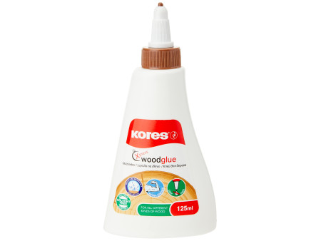 Kores Colle à bois 'XPRESS WOOD-GLUE', 125 ml, blanc