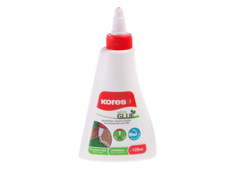 Kores Colle de bricolage 'KORFIX', sans solvant, 125g, blanc