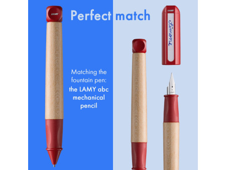 LAMY Stylo à plume abc red, taille de plume: A
