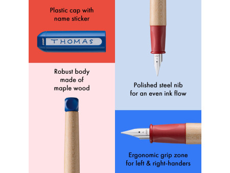 LAMY Stylo à plume abc blue, taille de plume: A
