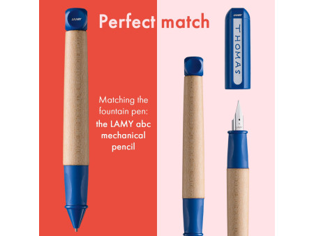 LAMY Stylo à plume abc blue, taille de plume: A