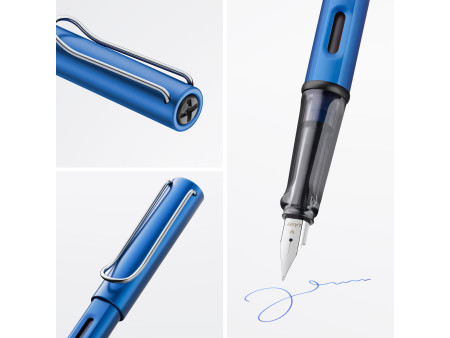 LAMY Stylo à plume AL-star oceanblue, taille de plume: M