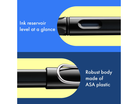 LAMY Stylo à plume safari black, taille de plume: M