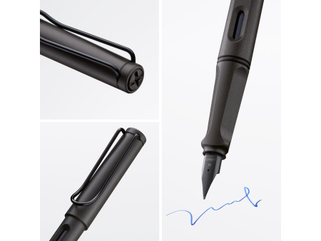 LAMY Stylo à plume safari umbra, taille de plume: M
