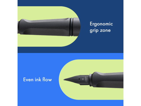 LAMY Stylo à plume safari umbra, taille de plume: M