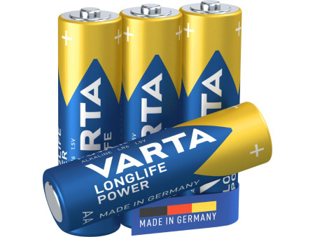 VARTA Pile alcaline Longlife Power carton, Mignon (AA)