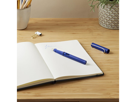 LAMY Stylo à plume safari blue, taille de plume: M