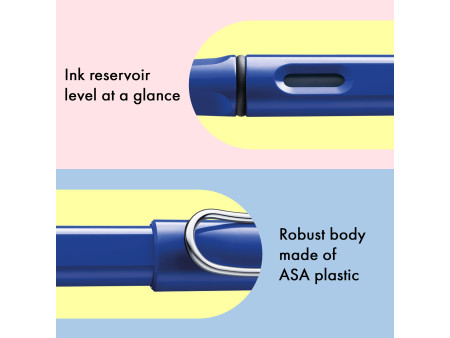 LAMY Stylo à plume safari blue, taille de plume: M
