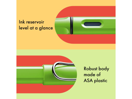 LAMY Stylo à plume safari green, taille de plume: M