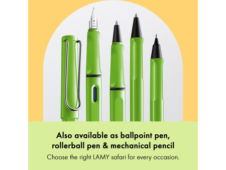 LAMY Stylo à plume safari green, taille de plume: M