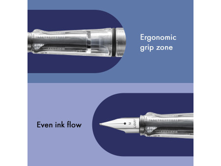 LAMY Stylo à plume safari vista, taille de plume: M