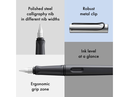 LAMY Stylo plume de calligraphie joy AL, plume: 1,5 mm