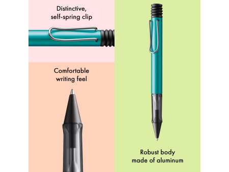 LAMY Stylo à bille rétractable AL-star turmaline