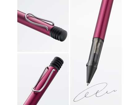 LAMY Stylo à bille rétractable AL-star black purple