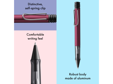 LAMY Stylo à bille rétractable AL-star black purple