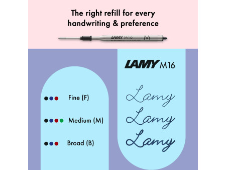 LAMY Stylo à bille rétractable AL-star black purple