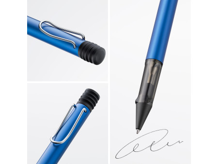LAMY Stylo à bille rétractable AL-star oceanblue