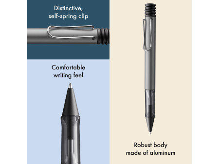 LAMY Stylo à bille rétractable AL-star graphite