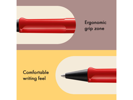 LAMY Stylo à bille rétractable safari red
