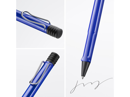 LAMY Stylo à bille rétractable safari blue