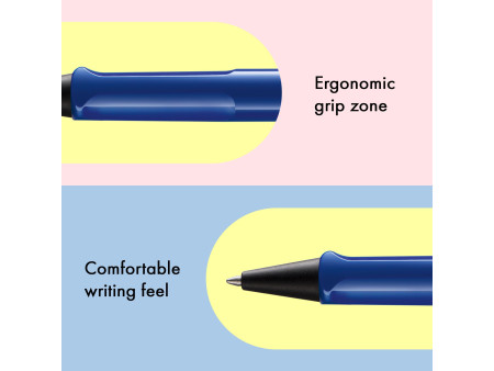 LAMY Stylo à bille rétractable safari blue