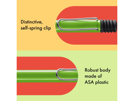 LAMY Stylo à bille rétractable safari green