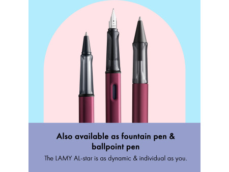 LAMY Stylo roller AL-star black purple