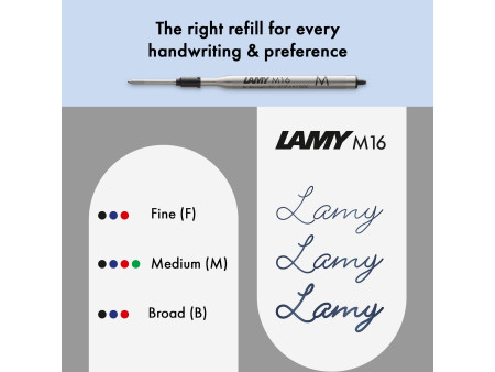 LAMY Stylo à bille rétractable logo mat blue