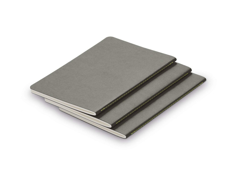 LAMY Carnet Booklet B5, A5, grey, lot de 3