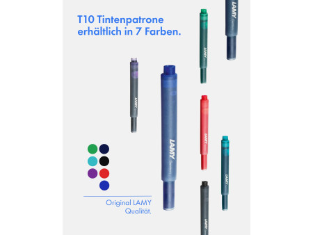LAMY Cartouche d'encre grande capacité T10, bleu noir