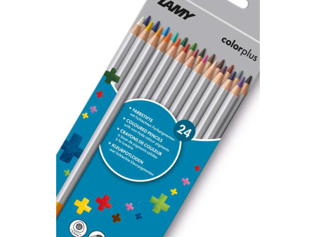 LAMY Crayon de couleur triangulaire colorplus, étui de 12