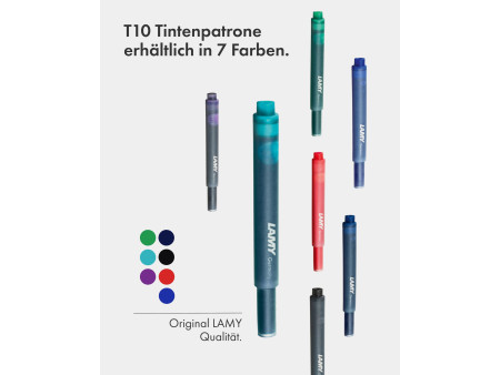 LAMY Cartouche d'encre grande capacité T10, turquoise