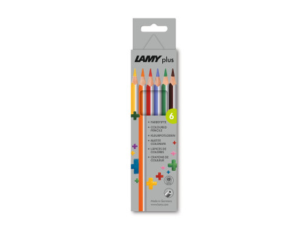 LAMY Crayon de couleur triangulaire plus, étui carton de 6