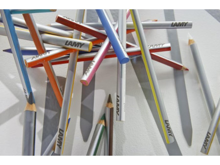 LAMY Crayon de couleur triangulaire plus, étui métal de 24