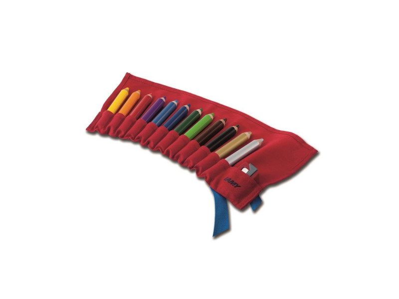 LAMY Crayon de couleur 3-en-1 3plus, rouleau de 12