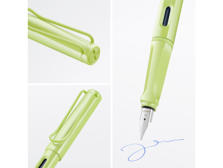 LAMY Stylo plume safari springgreen, taille de plume: M