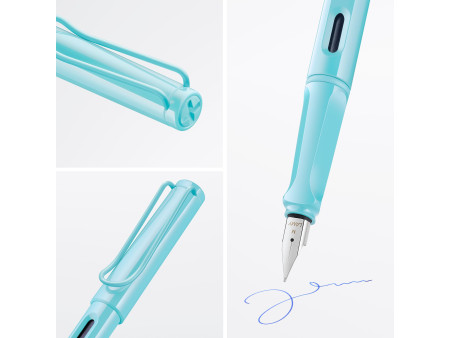 LAMY Stylo plume safari aquasky, taille de plume: M