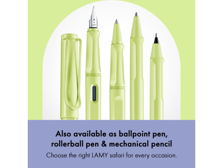 LAMY Stylo plume safari springgreen, taille de plume: F