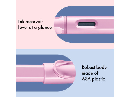 LAMY Stylo plume safari lightrose, taille de plume: B