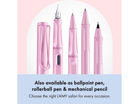 LAMY Stylo plume safari lightrose, taille de plume: B