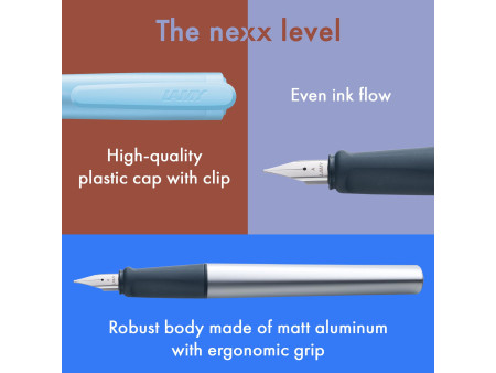 LAMY Stylo plume nexx azure, taille de plume: A