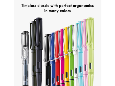 LAMY Stylo plume safari steel black, taille de plume: M