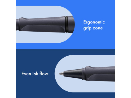 LAMY Stylo roller safari steel black