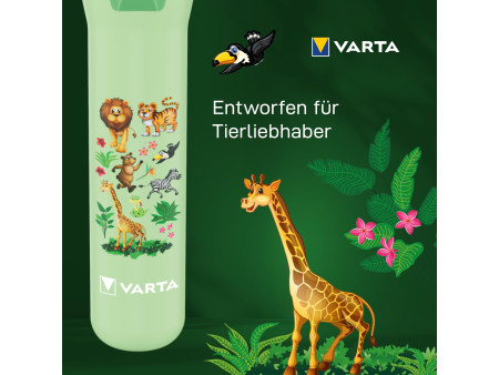 VARTA Lampe de poche pour enfants 'Kids Flashlight', vert