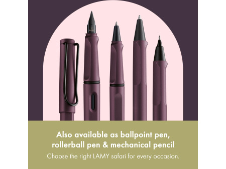 LAMY Stylo plume safari scarlet, taille de plume: M