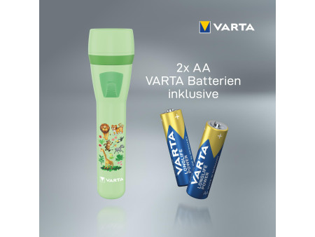 VARTA Lampe de poche pour enfants 'Kids Flashlight', vert