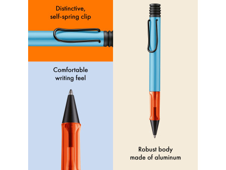 LAMY Stylo à bille rétractable AL-star denim