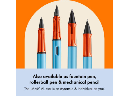 LAMY Stylo à bille rétractable AL-star denim