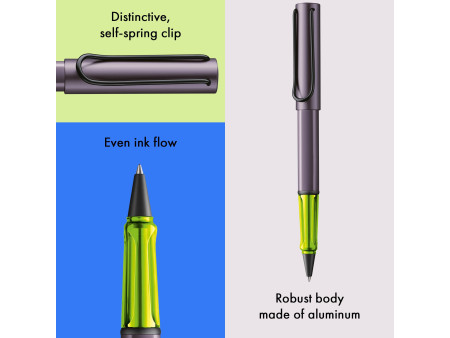 LAMY Stylo roller AL-star aubergine