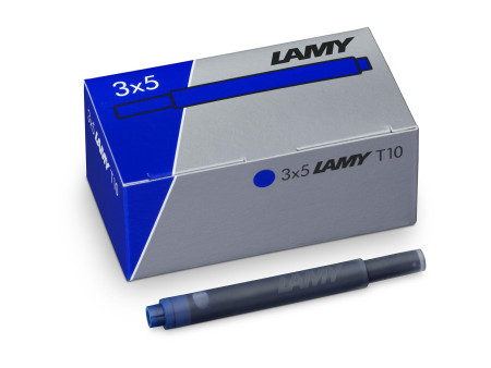 LAMY Cartouche d'encre grande capacité T10, pack de 3, bleu